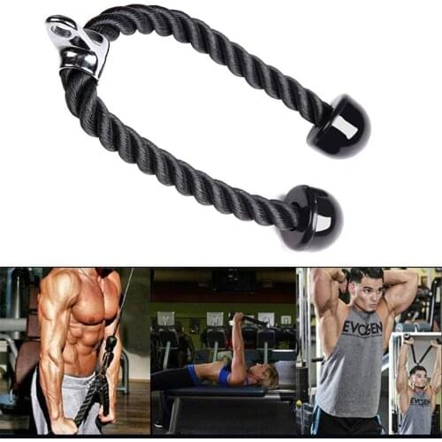 V-Shape Bar Fitness Triceps Rope Shoulder Double Grip Pulldown Equipment Body Building Gym Pull Rope Pull Down Arm Exercise
