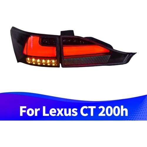 Taillight Assembly For Lexus CT 200h LED Sequential Turn Signal CT200h ZWA10 LED Brake Light LED Running Light