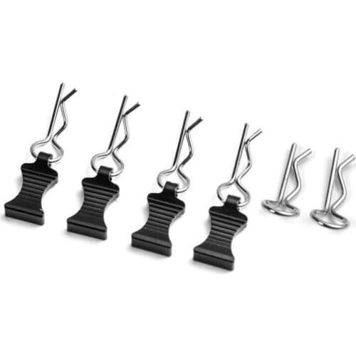 1 Set R-Type Body Shell Clips Pin with Aluminum Mount Set For 1/8 1/10 1/12 RC Cars Toys Parts Accessories