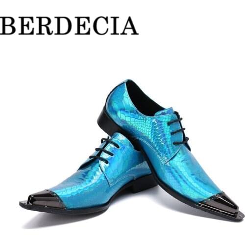 Мужские лакированные туфли BERDECIA China At AliExpress
