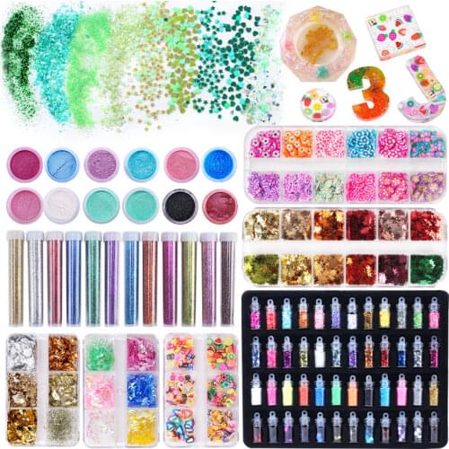 Real Dried Flowers Dry Plants Pressed Flowers Epoxy Resin Glitter Powder Epoxy Resin Filling Material For Jewelry Making DIY