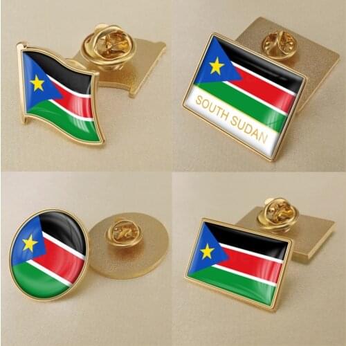 Coat of Arms of South Sudan/South Sudanese Flag National Emblem Brooch/Badges/Lapel Pins