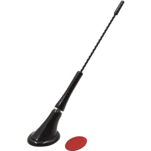 Black Adhesive Base Car External Radio Signal Decorative Antenna Aerial