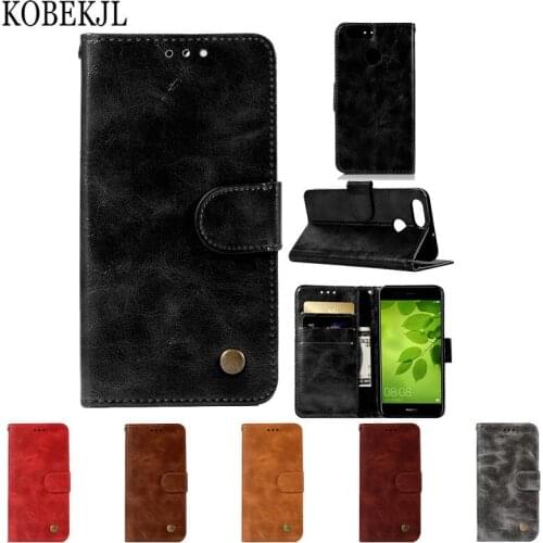 For Huawei Nova 2 Case 5.0 inch Luxury Wallet PU Leather Cover Phone Case For Huawei Nova 2 PIC-LX9 PIC-L29 Nova2 Case Flip Bag