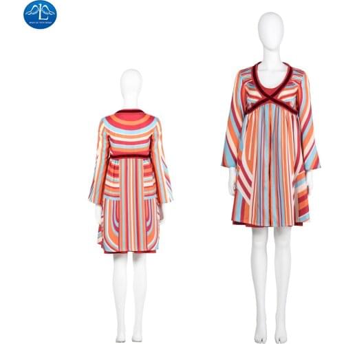 ManluYunXiao Wanda Vision Cosplay Scarlet Witch Wanda Maternity Dress Women Halloween Costume Red Custom Made