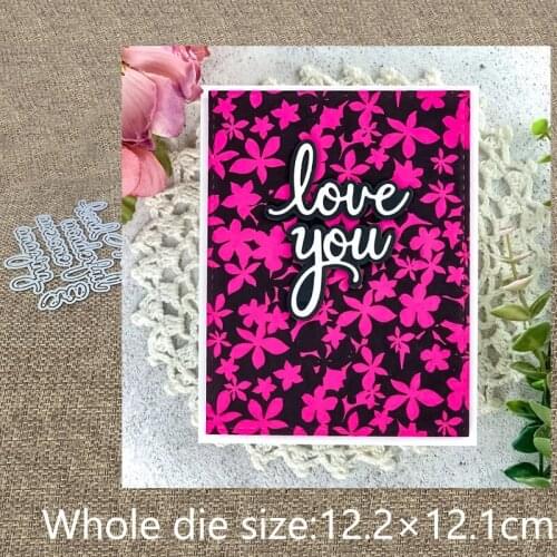 XLDesign Craft Metal Cutting Dies stencil mold words letters decoration scrapbook Album Paper Card Craft Embossing die cuts