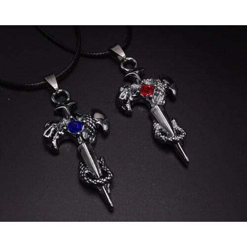 Fashion Snake Sword Pendant Accessories Mens Necklace Hip Hop Street Mens Pendant Jewelry