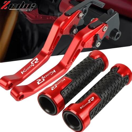 Motorcycle Accessories CNC aluminum Brake Clutch Lever+22MM Handle Grips Handleba FOR BMW K 1200R K1200R SPORT 2006 2007 2008
