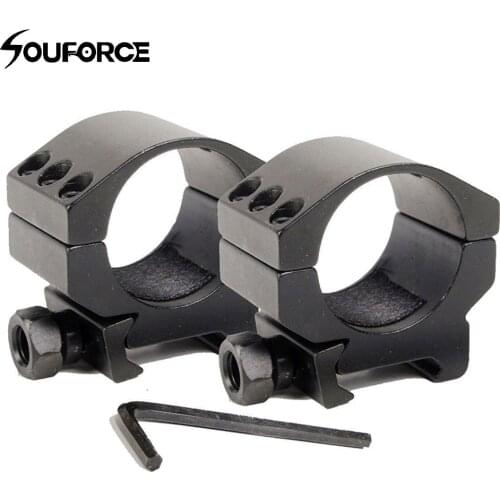30mm Low Profile Mount Ring fit Standard 20mm Weaver Picatinny Rail Scope Mount Heavy Duty 6 Bolts Hunting Accessories