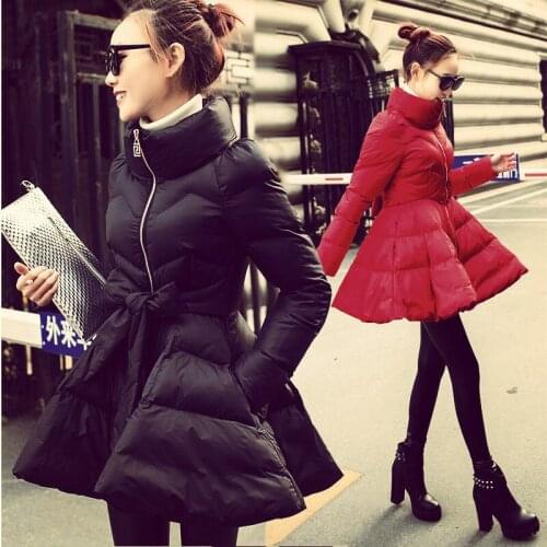 2020 New Fashion Winter Coat Jacket Women Warm Outwear Padded Cotton Female Clothing High Quality Parkas Manteau Femme W280