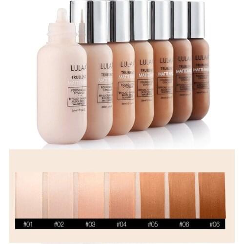 Age Back Foundation Base Makeup Age Rewind Matte Liquid Foundation Full Coverage Concealer Waterproof Matte Foundation
