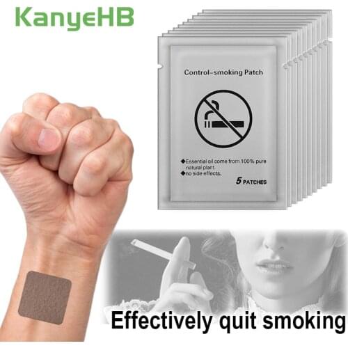 50pcs/10bags Natural Ingredient Anti Smoke Patch Stop Quit Smoking Cessation Chinese Herbal Medical Plaster Health Care A442