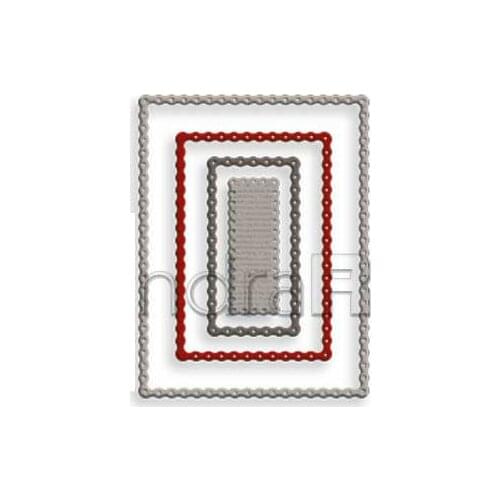 Dies Scrapbooking Metal Wave-Frame with Piercing Points Cutting Dies Craft Embossing Make Paper Greeting Card Making Template