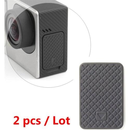 SOONSUN 2pcs/lot USB Side Door Cover Replacement for Go Pro Hero 4 3+ 3 Black Silver for GoPro Camera Accessories