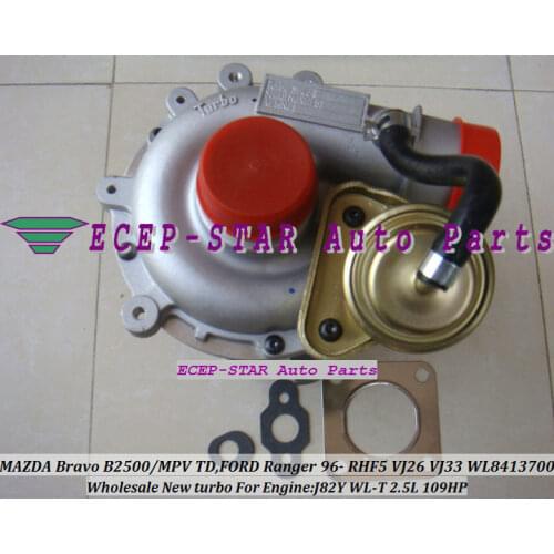Free Ship Turbo RHF5 VJ26 VJ33 WL84 VA430089 Turbine For Ford Ranger Double Cab For MAZDA Bravo B2500 MPV WL-T J97A J82Y 2.5L