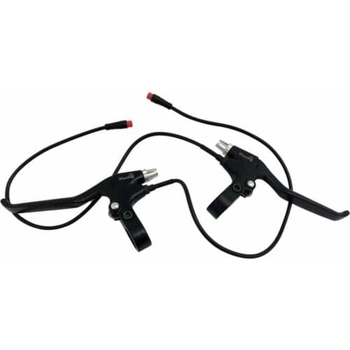 Wuxing Waterproof plug Ebike Aluminum Brake Lever with Cut Off Electricity Power Parking Function Electric Bicycle Accessories