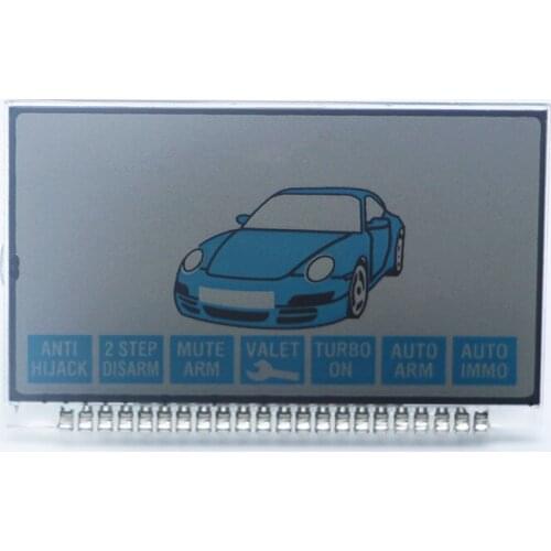 Russia version B6 LCD display For Starline B6 LCD remote controller two way car alarm system free shipping
