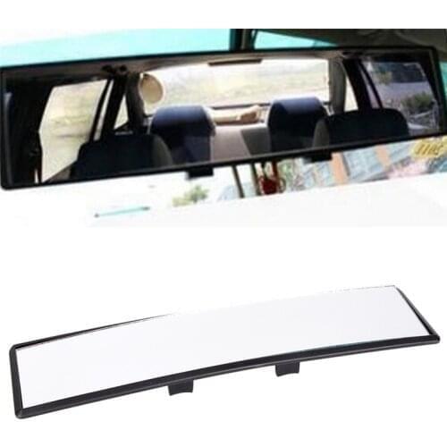 1pc 300mm Panoramic Curve Convex Interior Clip On Panoramic Rear View Mirror Car Proof Mirror Outlook Interior