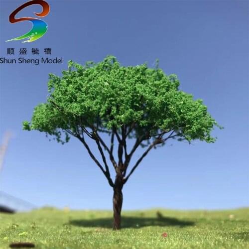 2-10PCS/SETS Middle Green Color Wire Tree For Model Desgin High 6CM--16CM