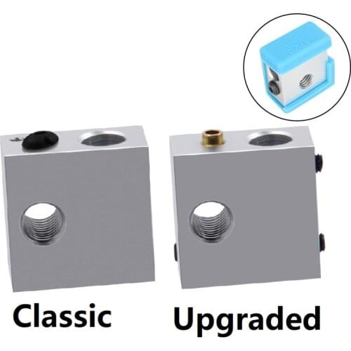 MEGA 2PCS 3D Printer MK7 MK8 Heated Block Aluminium Heating Heater Block 20*20*10mm For Reprap Makerbot Print Head Hotend