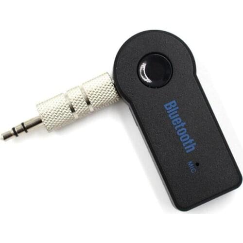 50 Sets Portable Bluetooth Audio Receiver Car Hands-free Bluetooth Adapter AUX Stereo Wireless Music Earphone Headset Car Kit