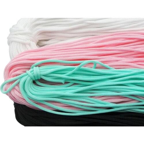 6mmx100m Polypropylene Rope Backpack Beam Movement Bag With 6mm Draw Rope Diy Drawstring Soft Nylon Yarn Rope Macrame Cord