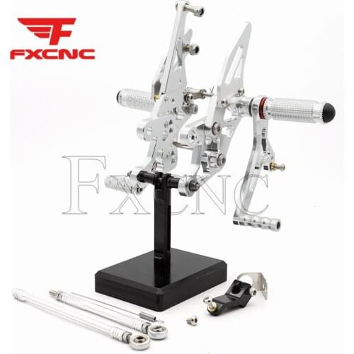 For YAMAHA FZ1 2006-2016 FZ8 2010-2013 CNC Aluminum Alloy Motorcycle Footrest Footpeg Pedal Foot Peg Rearset Rear Set