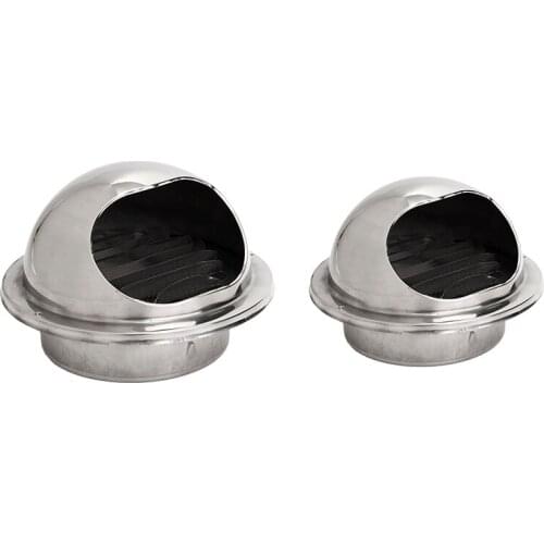 Hot Stainless Steel Ventilation Wall Air Vent Exhaust Extractor Ducting 100mm