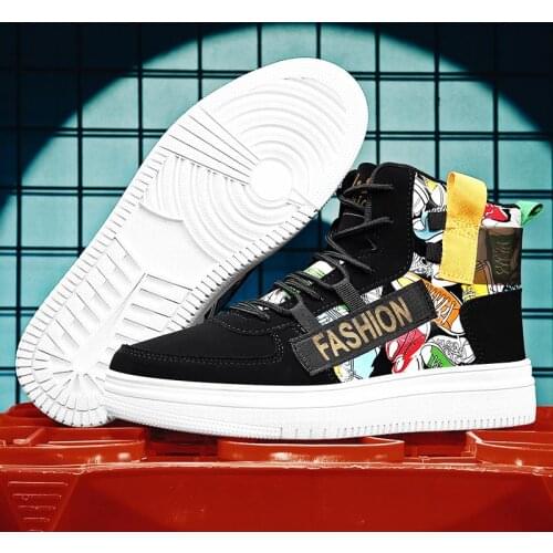 Hi Top Summer Mens Sport Shoes Mens Tennis Shoes Sneakers Men Running Shoes Cheap Man Sports Black Tenisky Panske Basket E-1420