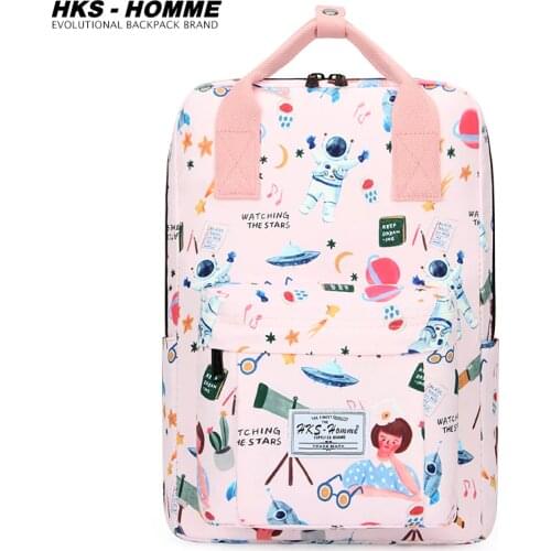 HKS－HOMME Women's Water Repellent Backpacks