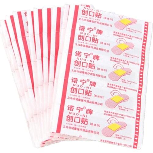 50pcs Breathable Waterproof First Aid Bandage Band Aid Hemostasis Adhesive Wound Dressings Paste Medical Plasters