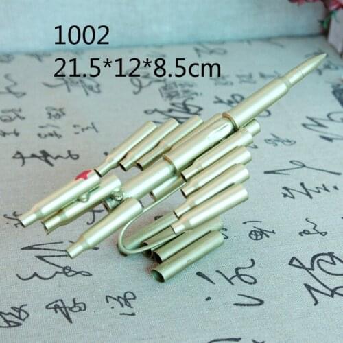 Desktop Furnishing Articles Crafts Figurines Miniatures Alloy Manual Military Simulation Bullet Shell Aircraft Model