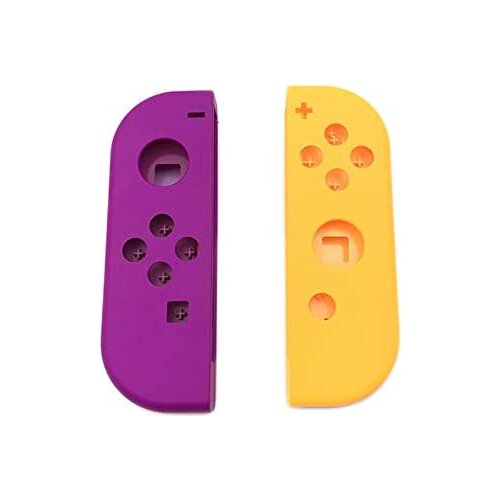 NEW For Nintend Switch NS JoyCon Faceplate Handle Shells Cover with Middle Frame Switch JoyCon Controller Case Clear Blue Pink