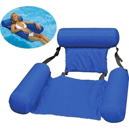 New Swimming Pool Floating Swimming Pool Float Swimming Ring Water Hammock Recliner Inflatable Leisure Floating Bed Summer