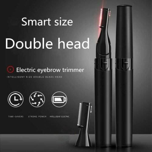 Portable Electric Eyebrow Trimmer Multi-function Washable Eyebrow Shaving Knife Women Men Facial Hair Remove Razor Hair Remover