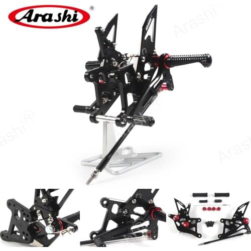 CNC Adjustable Footrest For HONDA CBR250R CBR300R 2015 2006 2017 CBR 250R CBR 300R Motorcycle Accessories Foot Pegs Aluminmum