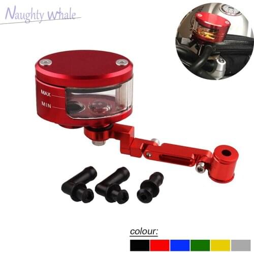 Motorcycle Brake Fluid Reservoir Rear Master Cylinder Tank Oil Cup Motocross Brake Clutch Tank Cylinder Fluid Oil Reservoir Cup