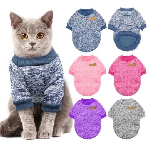 Warm Dog Clothes Puppy Jacket Coat Cat Clothes Dog Sweater Winter Dog Coat Clothing For Small Dogs Chihuahua XS-2XL