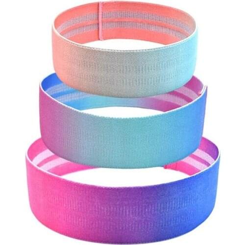 Fabric Resistance Bands, Upgrade Anti Slip Loop Exercise Bands Set, Non-Rolling Booty Bands Hip Bands Wide Workout Bands
