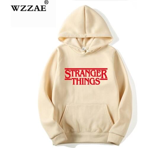 Stranger Things Hoodie Men Woman Hooded Hoodies Kpop Sweatshirts Kawaii Korean Oversized Harajuku Hip Hop Hoodie Sweatshirt Men