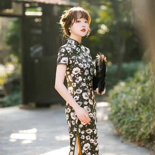 Chinese Qipao 3XL Traditional Satin Cheongsam Classic Women Oriental Bride Wedding Dresses Evening Party Gown Cosplay Bodycon