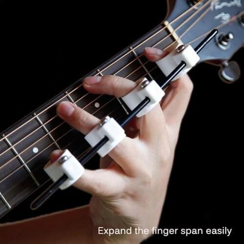 Ukulele Guitar Piano Finger Expansion Sleeve Span Practice Muscle Exercise Tool Strength Finger Exercise Training Equipment