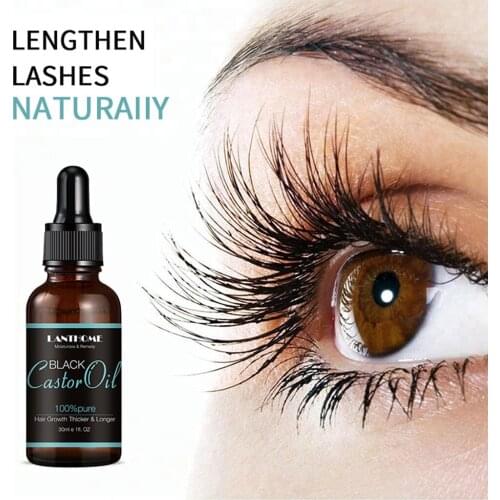 Eyelash Growth Liquid Serum Castor Seed Oil Enhancer Eye Lash Growth Essential Oil Powerful Mild Nourishing Eyelash Growth