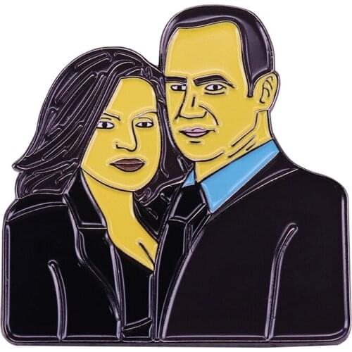 Michael and Holly badge The Office fans decor