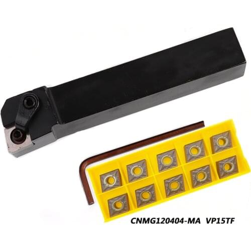 1pc MCLNR2525M12 MCLNL2525M12 CNC Turning Tool Holder External Lathe Cutting Tool+10pcs CNMG120404 CNMG120408 UE6020 Inserts