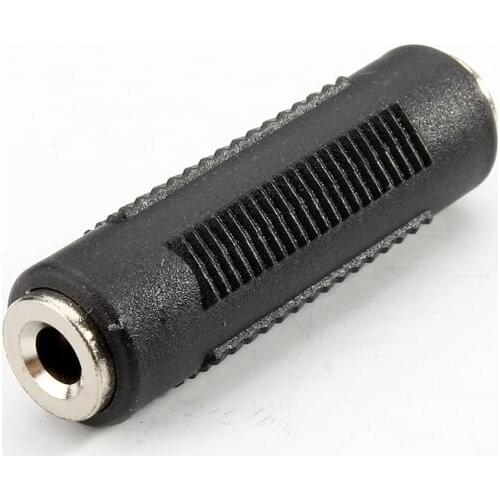 10 pcs Female to Female Mono 1/8 jack connector