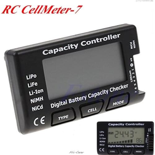2018 RC CellMeter-7 Digital Battery Capacity Checker F LiPo LiFe Li-ion Nicd NiMH HOT