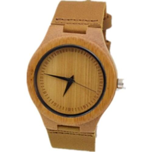 2018 Luxury Fashion Wood Watches For Women With Genunie Leather Watchband Ladys Christmas Gifts