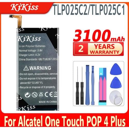 3100mAh TLP025C2 /TLP025C1 Replacement Battery For Alcatel One Touch POP 4 Plus 4Plus 4+ OT-5056D 5056D OT-5056A OT-5056W 5056N