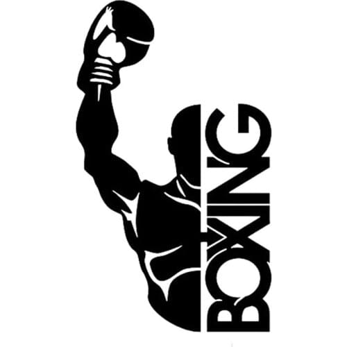 9*15.3CM Boxing Gloves Combat Decor Car Stickers Vinyl High Quality Decals C12-0802